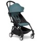 Stokke - Yoyo2 Stroller & Color Pack 6M+ Combo, Black Frame/Aqua Pack