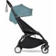 Stokke - Yoyo2 Stroller & Color Pack 6M+ Combo, Black Frame/Aqua Pack