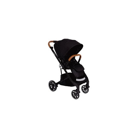 Primo Passi - Icon V2 Stroller, Newborn to Toddler with Reversible Seat & Compact Fold, All Black