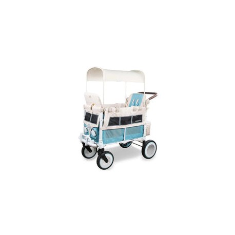 WonderFold - Volkswagon Special Edition Double Stroller Wagon (2 Seater), Bondi Blue