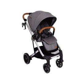 Primo Passi - Icon V2 Stroller, Newborn to Toddler with Reversible Seat & Compact Fold, Gray Melange