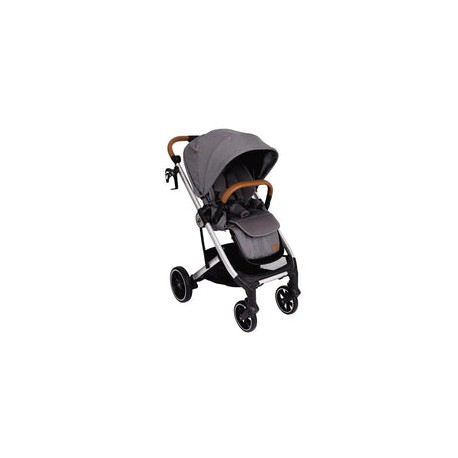 Primo Passi - Icon V2 Stroller, Newborn to Toddler with Reversible Seat & Compact Fold, Gray Melange