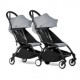 Stokke - Yoyo Double Stroller Bundle, Stone/Black