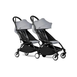 Stokke - Yoyo Double Stroller Bundle, Stone/Black