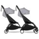 Stokke - Yoyo Double Stroller Bundle, Stone/Black