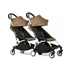 Stokke - Yoyo Double Stroller Bundle - Toffee/White