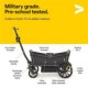Veer - Cochecito Cruiser XL de próxima generación, carro resistente para niños