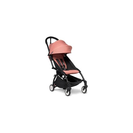 Babyzen - Cochecito Yoyo2 y paquete de colores 6M+ Combo, marco negro | Paquete de jengibre,Nuna - Cochecito Trvl Con Bolsa De 