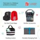 JL Childress - Bolsa de equipaje DELUXE para control de equipaje en puerta de embarque para cochecitos individuales y dobles, b