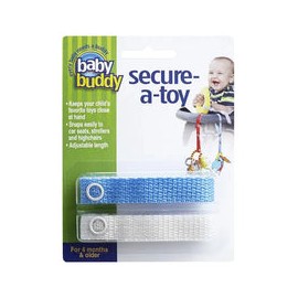 Baby Buddy - Secure A Toy Tether, Blue/White