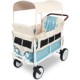 WonderFold - Volkswagon Special Edition Double Stroller Wagon (4 Seater), Bondi Blue