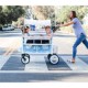 WonderFold - Volkswagon Special Edition Double Stroller Wagon (4 Seater), Bondi Blue