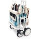 WonderFold - Volkswagon Special Edition Double Stroller Wagon (4 Seater), Bondi Blue