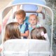 WonderFold - Volkswagon Special Edition Double Stroller Wagon (4 Seater), Bondi Blue