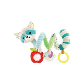 Infantino - Wee Wild Ones - Spiral Activity Toy, Raccoon