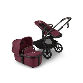 Bugaboo - Kangaroo Complete Stroller, Black/Dark Cherry