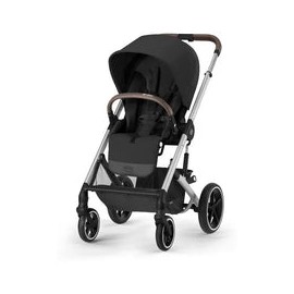 Cybex - Cochecito Balios S Lux 2, marco plateado/negro luna