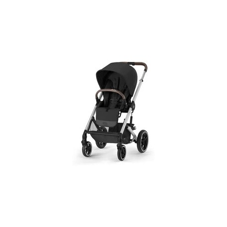 Cybex - Cochecito Balios S Lux 2, marco plateado/negro luna