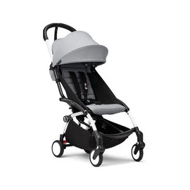 Stokke - Cochecito Yoyo³ blanco, paquete de 6+, color piedra