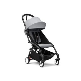 Stokke - Cochecito Yoyo³, color negro, paquete de 6+, color piedra