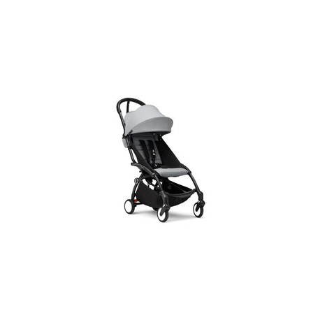 Stokke - Cochecito Yoyo³, color negro, paquete de 6+, color piedra