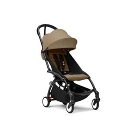 Stokke - Cochecito Yoyo³, paquete negro, 6+ unidades, color caramelo