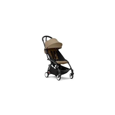 Stokke - Cochecito Yoyo³, paquete negro, 6+ unidades, color caramelo