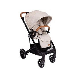 Primo Passi - Icon V2 Stroller, Newborn to Toddler with Reversible Seat & Compact Fold, Beige Melange