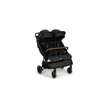 Nuna - Trvl Double Stroller, Caviar