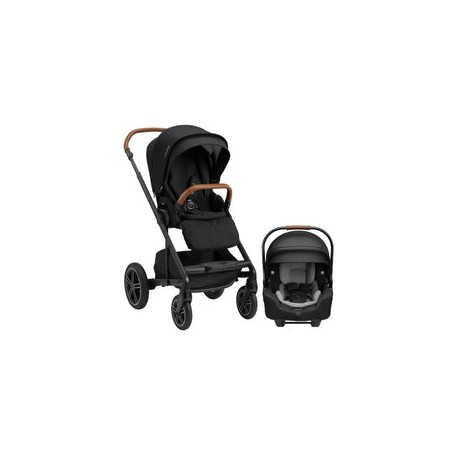 Nuna - Caviar MIXX Next with Magnetic Buckle + Pipa RX Infant Car Seat Bundle