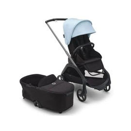 Bugaboo - Dragonfly Stroller and Bassinet Complete Graphite/Midnight Black/Skyline Blue