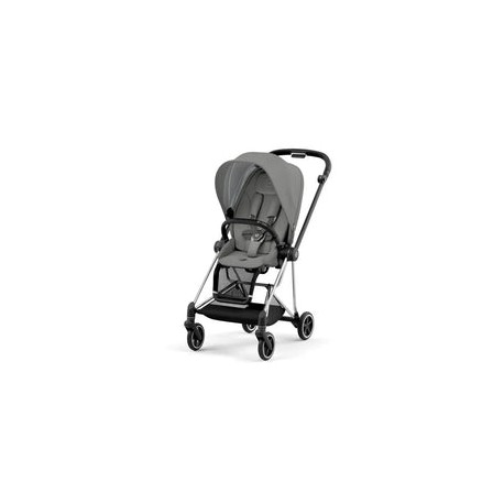 Cybex - Mios 3 Complete Stroller Chrome/Black, Soho Grey