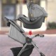 Chicco Mini Bravo Plus Travel System, Slate