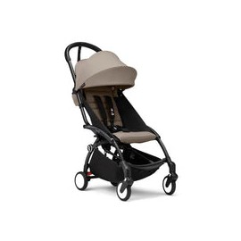 Stokke - Yoyo³ Stroller Black Bundle 6+, Taupe