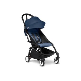 Stokke - Yoyo³ Stroller Black Bundle 6+, Air France Blue