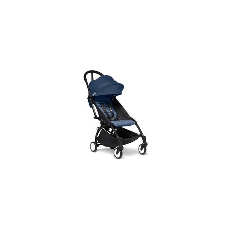Stokke - Yoyo³ Stroller Black Bundle 6+, Air France Blue